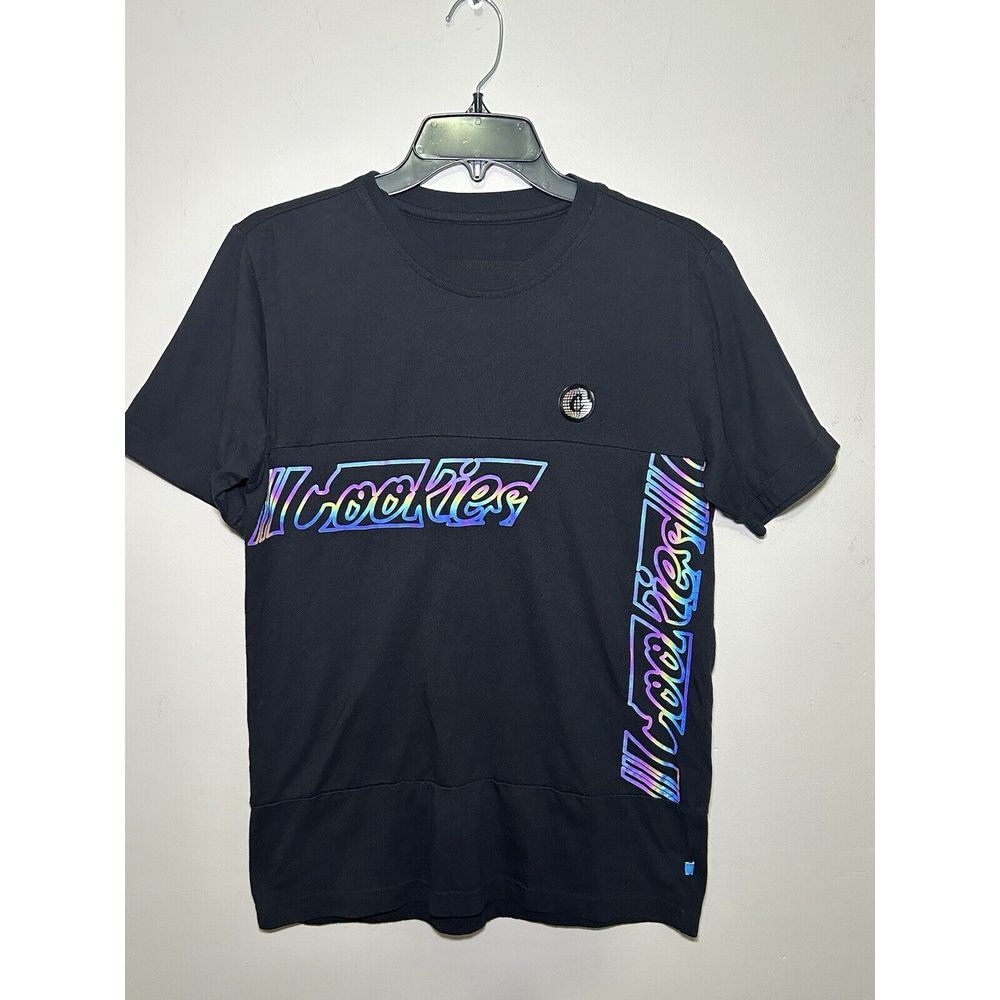Cookies Hologram Logo Jersey T Shirt Black Size Small‎ S